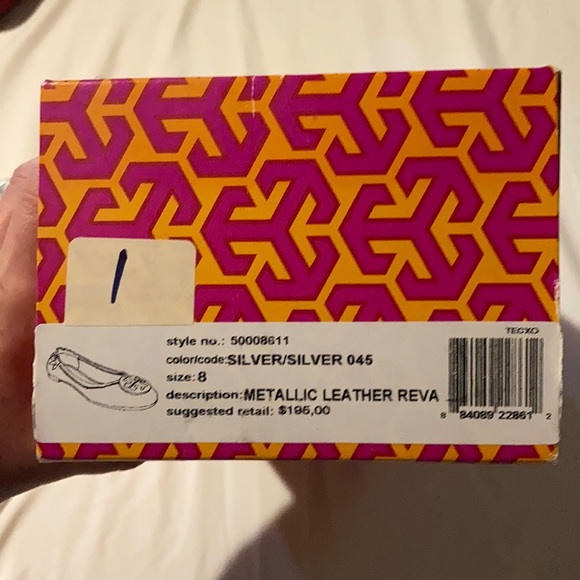 Silver Tory Burch Flats - Picture 5 of 6